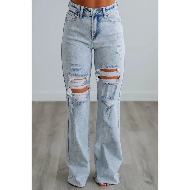 Georgia Risen Jeans - Light Wash