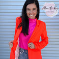 Electric Orange Blazer