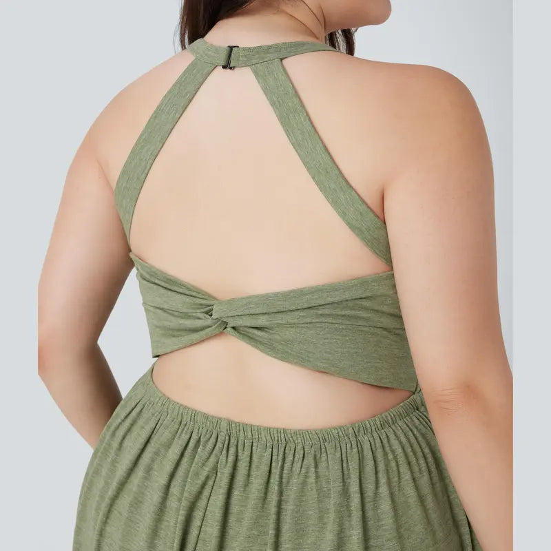 Halara 2-in-1 Plus Size Romper with Pockets-Easy Peezy Edition