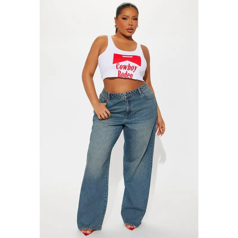 Match Made In Heaven Straight Leg Jeans - Dark Wash