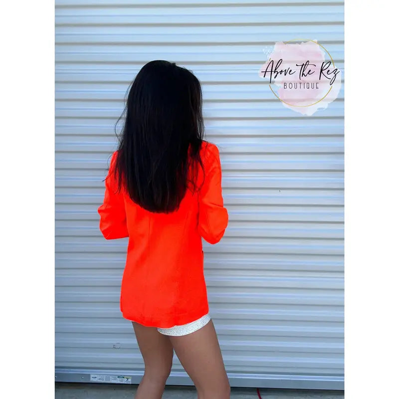 Electric Orange Blazer