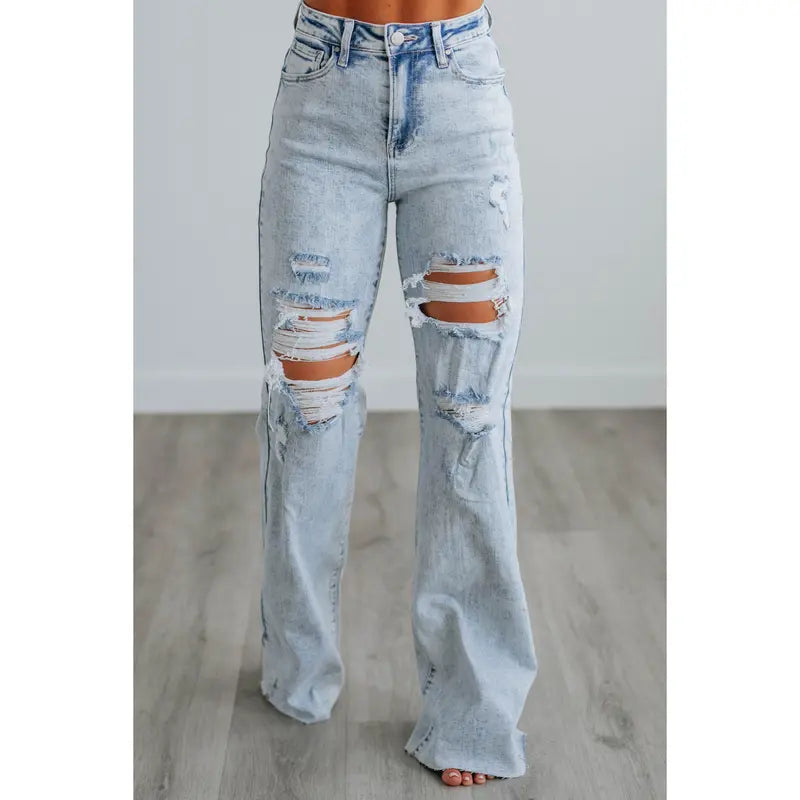 Georgia Risen Jeans - Light Wash
