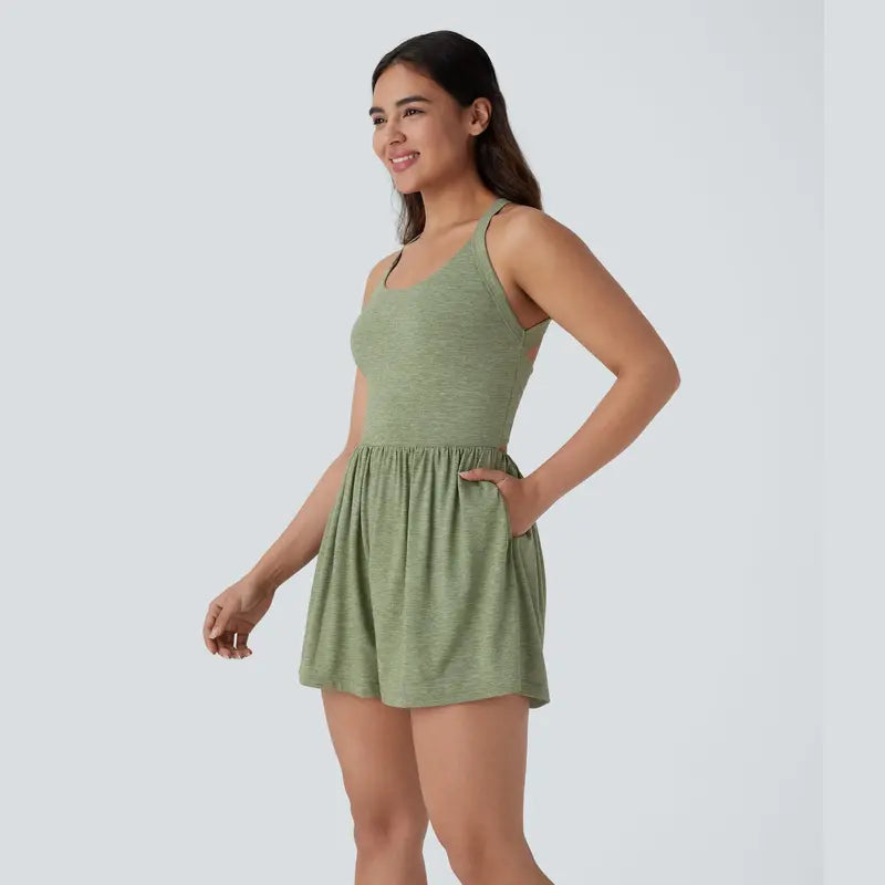 Halara Pocket 2-in-1 Romper-Easy Peezy Edition