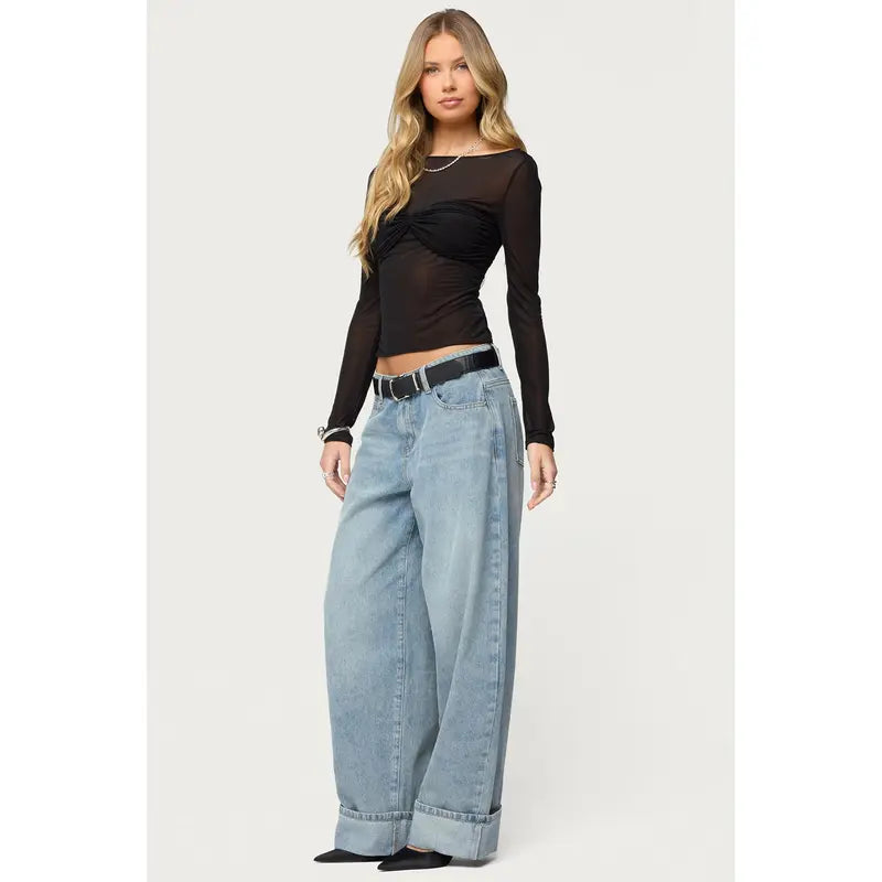 Kella Low Rise Baggy Jeans
